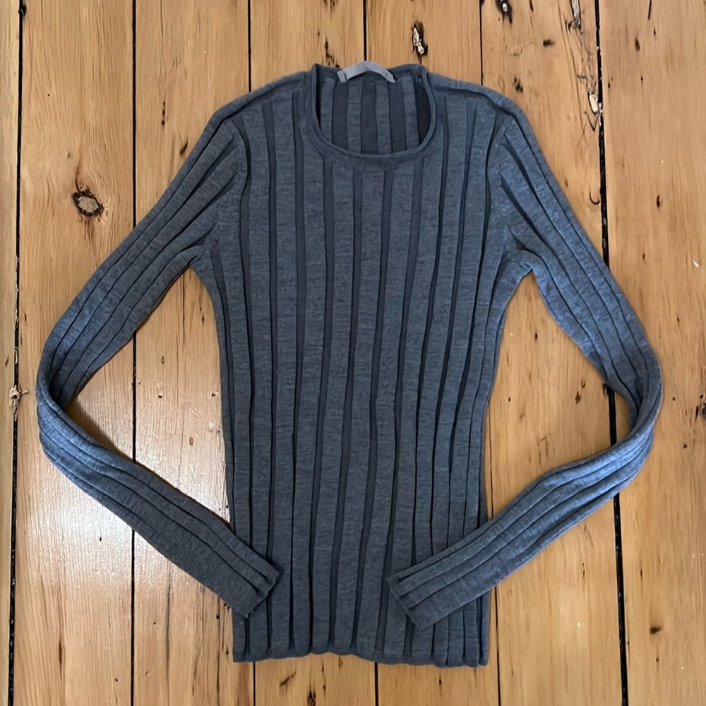 Everlane ribbed wool top